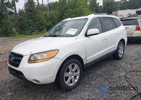 2008 Hyundai Santa Fe Limited/Se z USA, uszkodzony, nr VIN 5NMSH13E58H185852